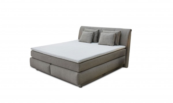 BETT BOXSPRINGBETT 180 x 200 CM INKL. TOPPER