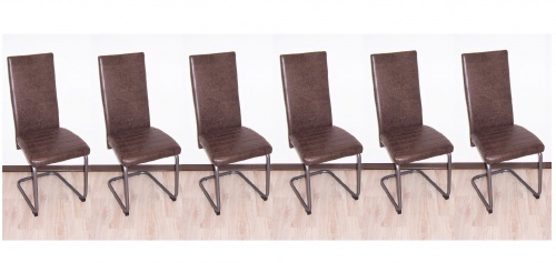 STUHL STÜHLE SCHWINGER SCHWINGSTUHL FRIEDA 6ER SET